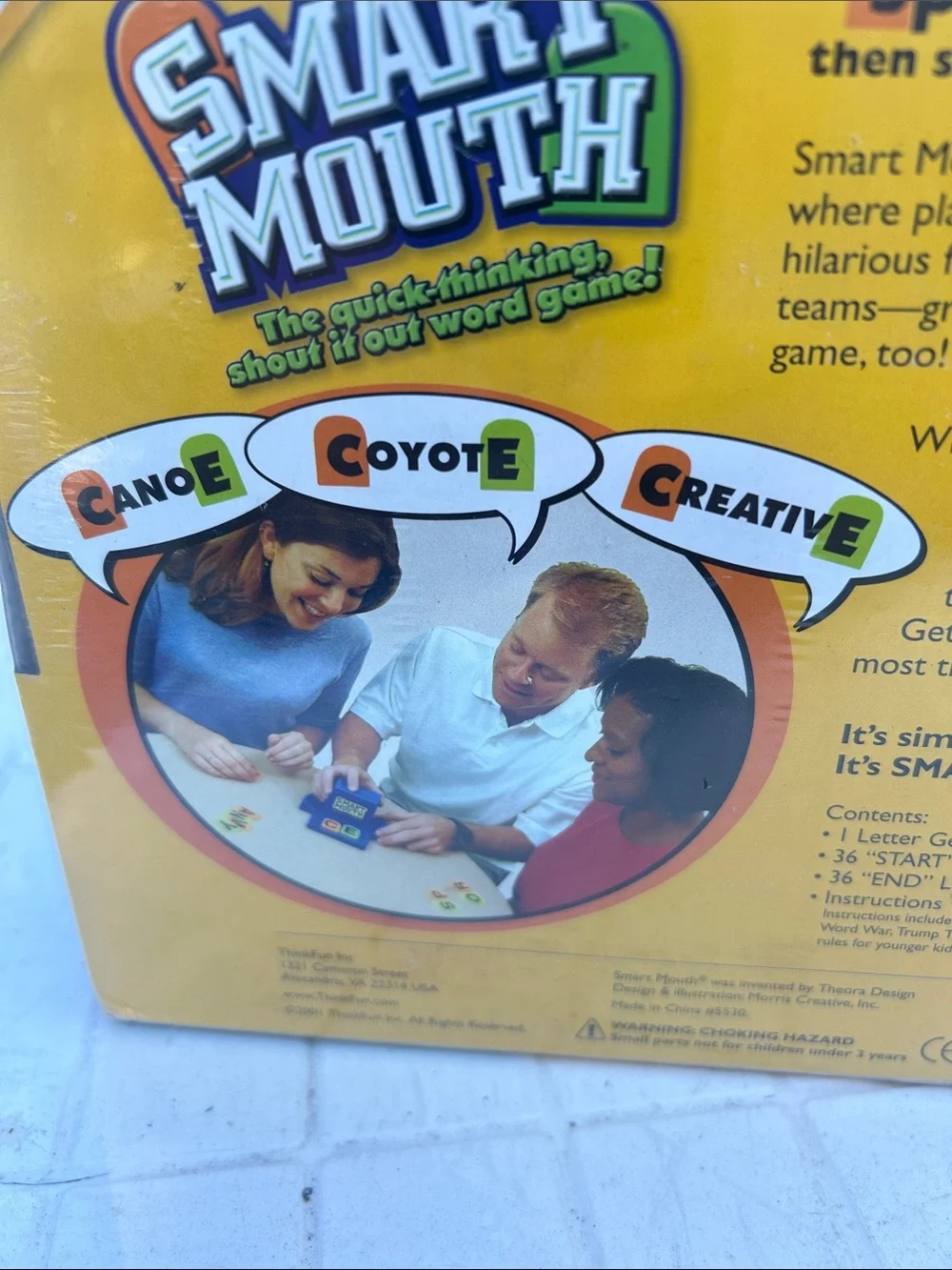 NIB ThinkFun Smart Mouth Game - Orange & Blue Box